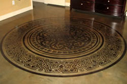 Personalize your concrete design with Kemiko Concrete Acid Stain